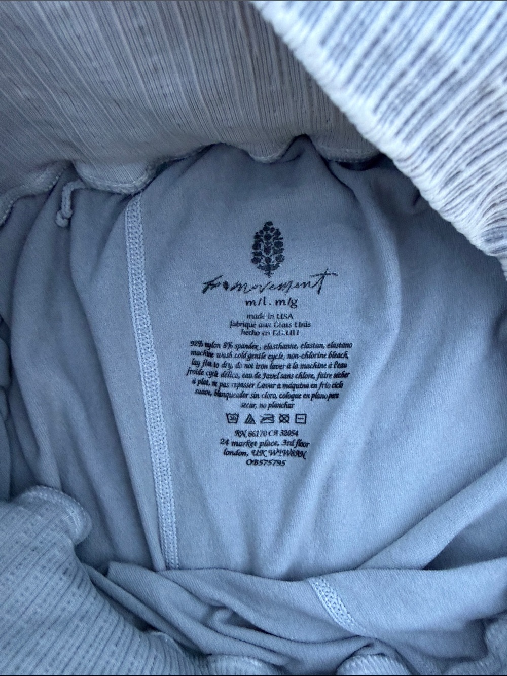 FP Movement by Free People Light Gray Flared Lounge Leggings - Picture 6 of 10
